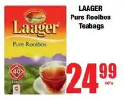 Boxer LAAGER Pure Rooibos Teabags offer