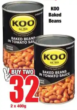 Boxer KOO Baked Beans offer