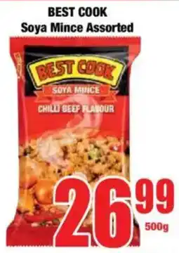 Boxer BEST COOK Soya Mince Assorted offer