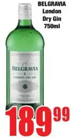 Boxer BELGRAVIA London Dry Gin offer