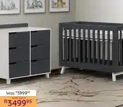 Bradlows Clayton Baby Cot & Mattress 10308710 offer