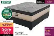 Bradlows Restonic Royal Night Queen 152cm Base Set 10298891 offer