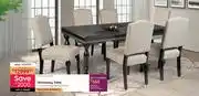 Bradlows Hennessey Table With 6 Hennessey Dining Chairs offer
