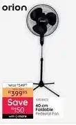 Bradlows Orion 40cm Foldable Pedestal Fan 10308822 offer