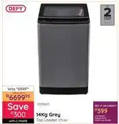 Bradlows Defy 14Kg Grey Top Loader DTL60 10259071 offer