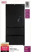 Bradlows Defy 492L Onyx French Door Fridge DFF440-WD 10176985 offer