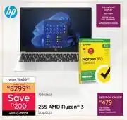 Bradlows HP 255 AMD Ryzen 3 Laptop 10302658 offer