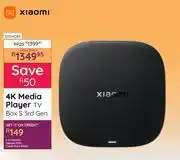 Bradlows Xiaomi 4K Media Player TV Box S 3rd Gen 10304089 offer