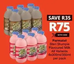 Checkers Parmalat Steri Stumpie Flavoured Milk offer