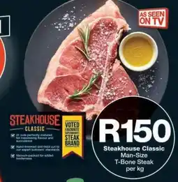 Checkers Steakhouse Classic Man-Size T-Bone Steak offer