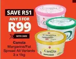 Checkers Canola Margarine/Fat Spread offer