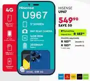 Edgars Hisense U967 Smartphone offer