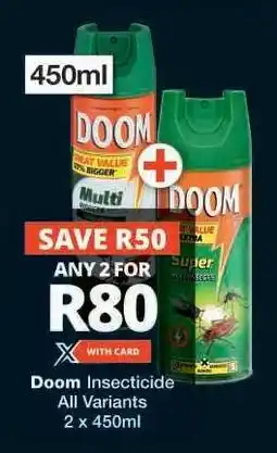 Checkers DOOM INSECTICIDE offer