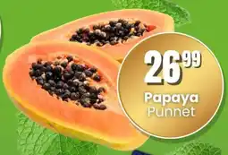Super Save Papaya Punnet offer