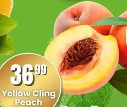 Super Save Yellow Cling Peach Punnet offer