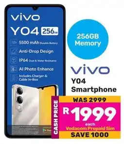 Game Vivo Y04 Smartphone offer
