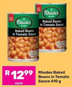 Game Rhodes Baked Beans in Tomato Sauce offer