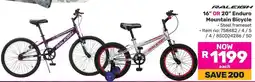 Game RALEIGH 16" OR 20" Enduro Mountain Bicycle offer