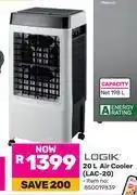 Game Logik 20L Air Cooler LAC-20 offer