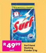 Game Surf Hand Washing Powder-2Kg Each offer