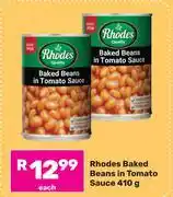 Game Rhodes Baked Beans In Tomato Sauce-410g Each offer
