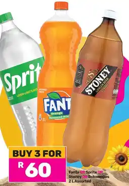 Game Fanta OR Sprite OR Stoney OR Schweppes Assorted offer