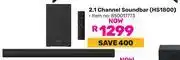 Game Hisense 2.1 Channel Soundbar HS1800 offer