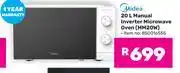 Game Midea 20L Manual Inverter Microwave Oven MM20W offer