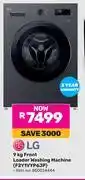 Game LG 9Kg Front Loader Washing Machine F2Y1VYP6JP offer