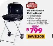 Game Expert Grill 46cm Square Kettle Braai offer