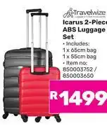 Game Travelwize Icarus 2 Piece ABS Luggage Set offer