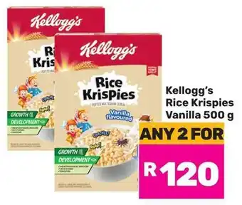 Game Kellogg's Rice Krispies Vanilla offer