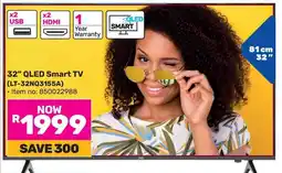 Game JVC 32" QLED Smart TV offer