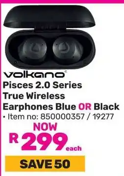 Game Volkano Pisces 2.0 Series True Wireless Earphones Blue OR Black offer