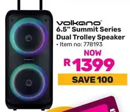 Game Volkano 6.5" Summit Series Dual Trolley Speaker offer