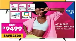 Game Hisense 65" 4K QLED Smart TV offer