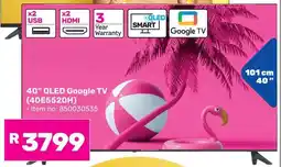 Game SKYWORTH 40" QLED Google TV offer