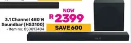Game JVC 3.1 Channel 480 W Soundbar offer