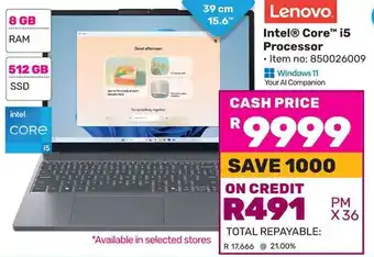 Game Lenovo Intel Core i5 Processor offer