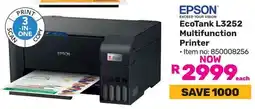 Game EPSON EcoTank L3252 Multifunction Printer offer
