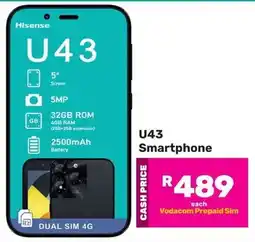 Game Hisense U43 Smartphone offer
