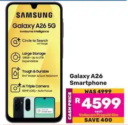 Game SAMSUNG Galaxy A26 Smartphone offer