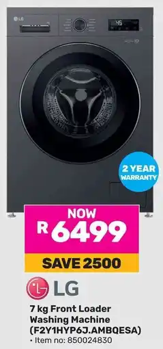 Game LG Front Loader Washing Machine offer