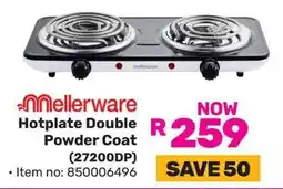 Game Mellerware Hotplate Double Powder Coat offer