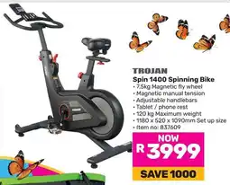 Game TROJAN Spin 1400 Spinning Bike offer