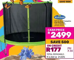 Game Bounceking 10 ft Trampoline with Steel Ring offer