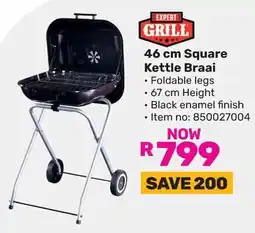 Game Expert Grill Square Kettle Braai offer