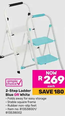 Game Simple Choice 2-Step Ladder Blue OR White offer