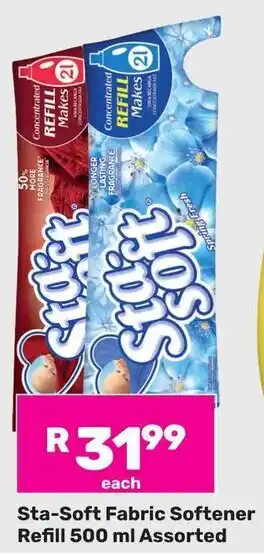Game Sta-Soft Fabric Softener Refill Assorted offer