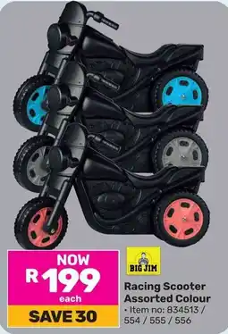 Game BIG JIM Racing Scooter Assorted Colour offer